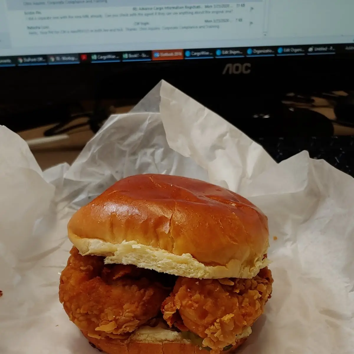 Spicy Chicken Tender Sandwich