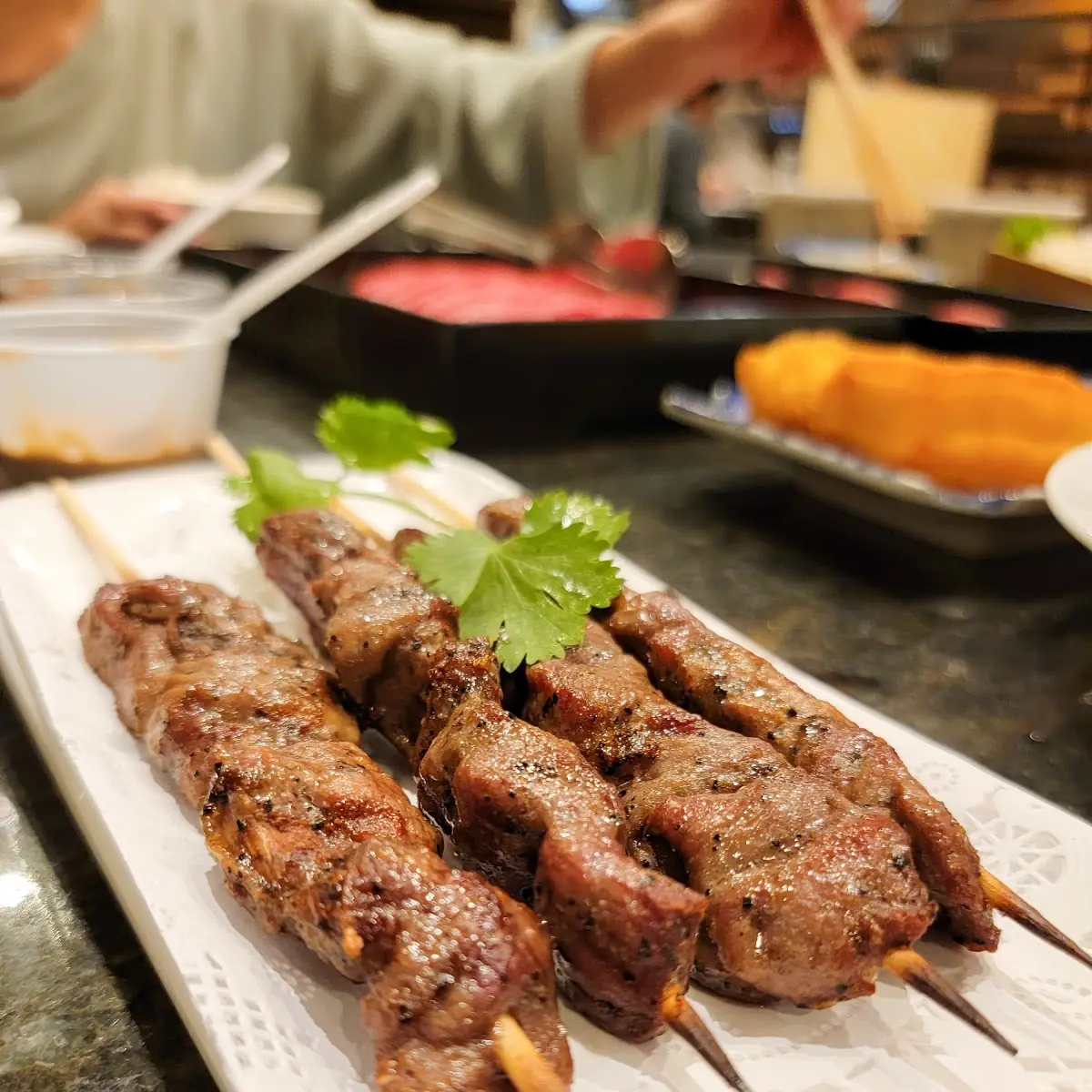 Mongolian Lamb Skewer