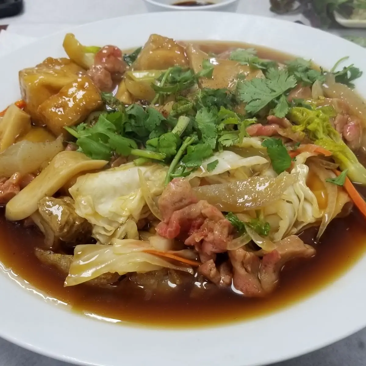 Vegan Deep-Fried Noodle- Phở ÁP Chảo Chay