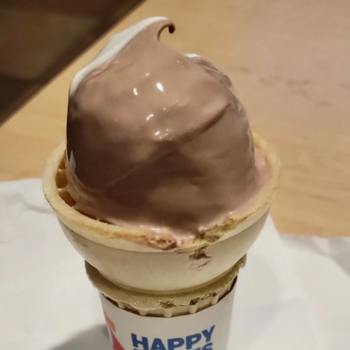Small Chocolate Ice Cream Cone