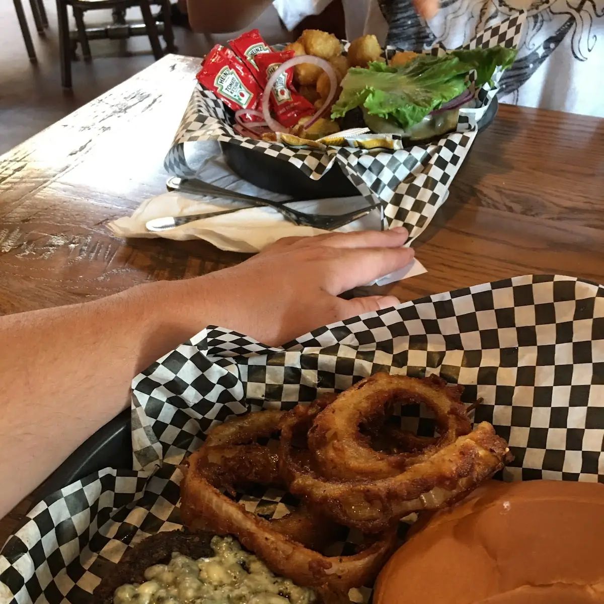 Black and Bleu Burger