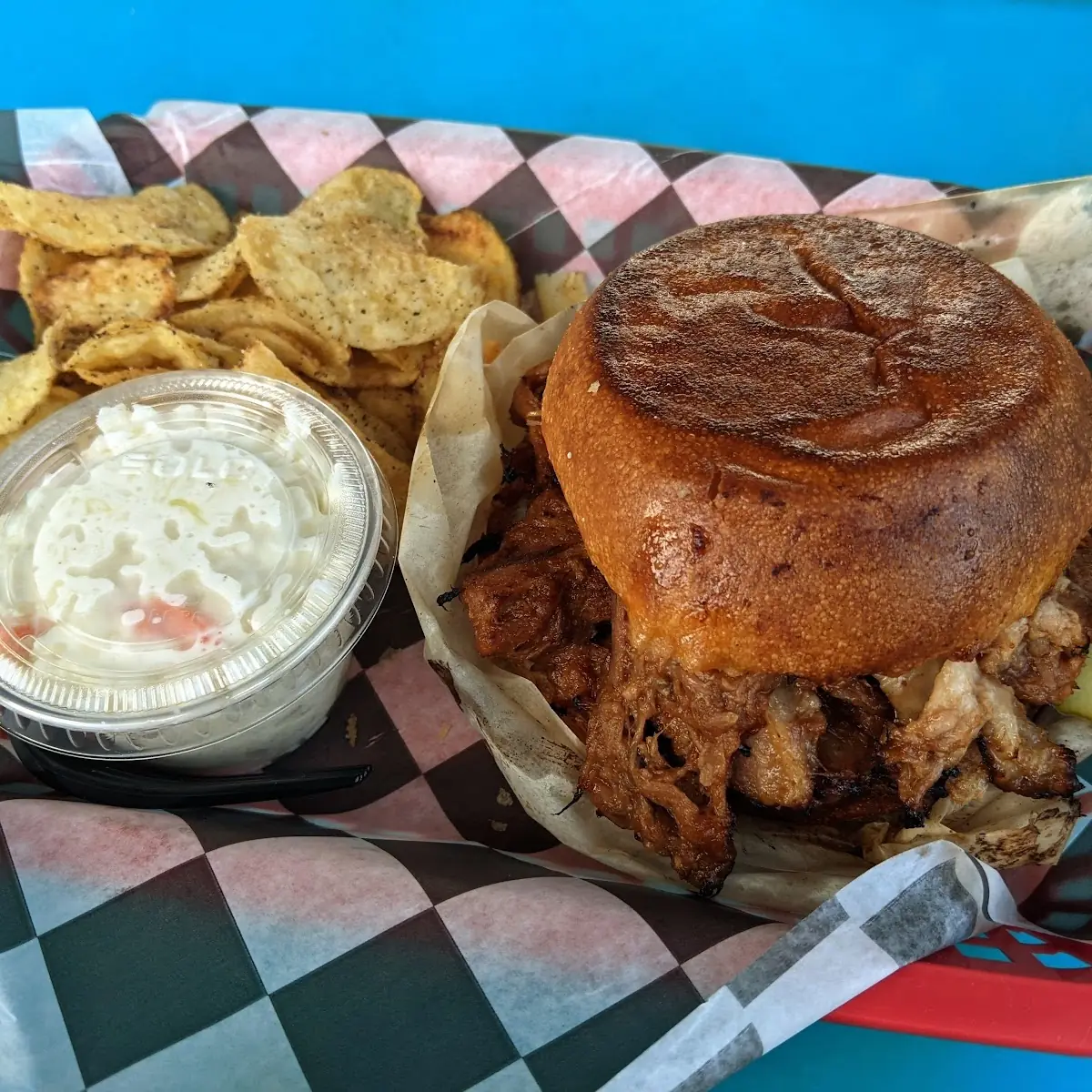 Weasel's Pulled Pork Sandwich