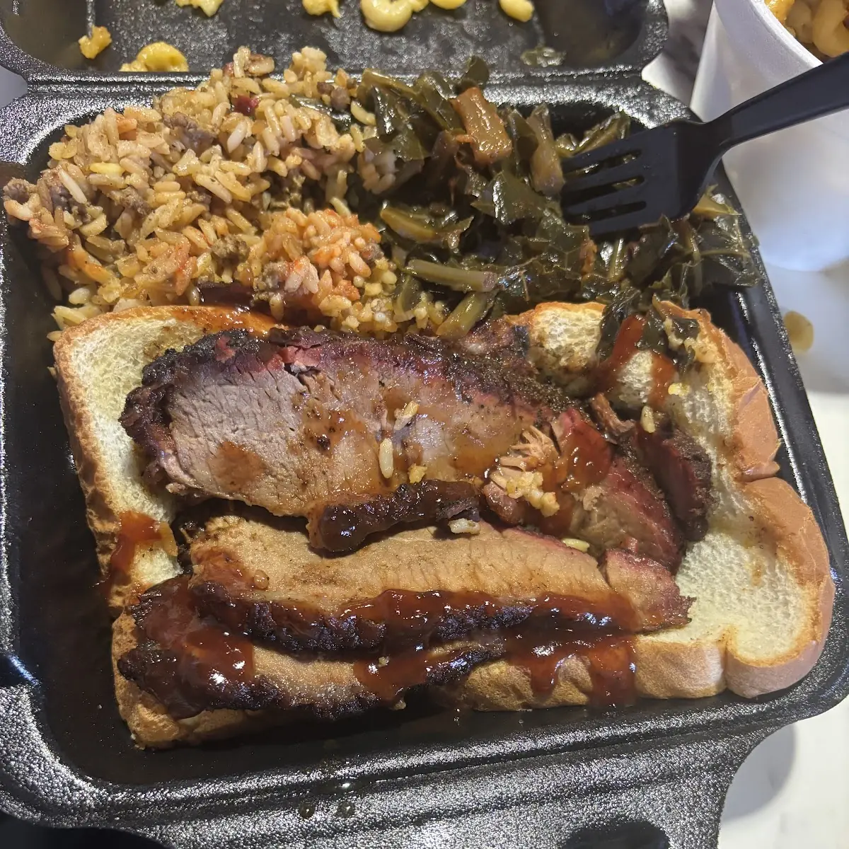 Smoked Rib Plate with Sides