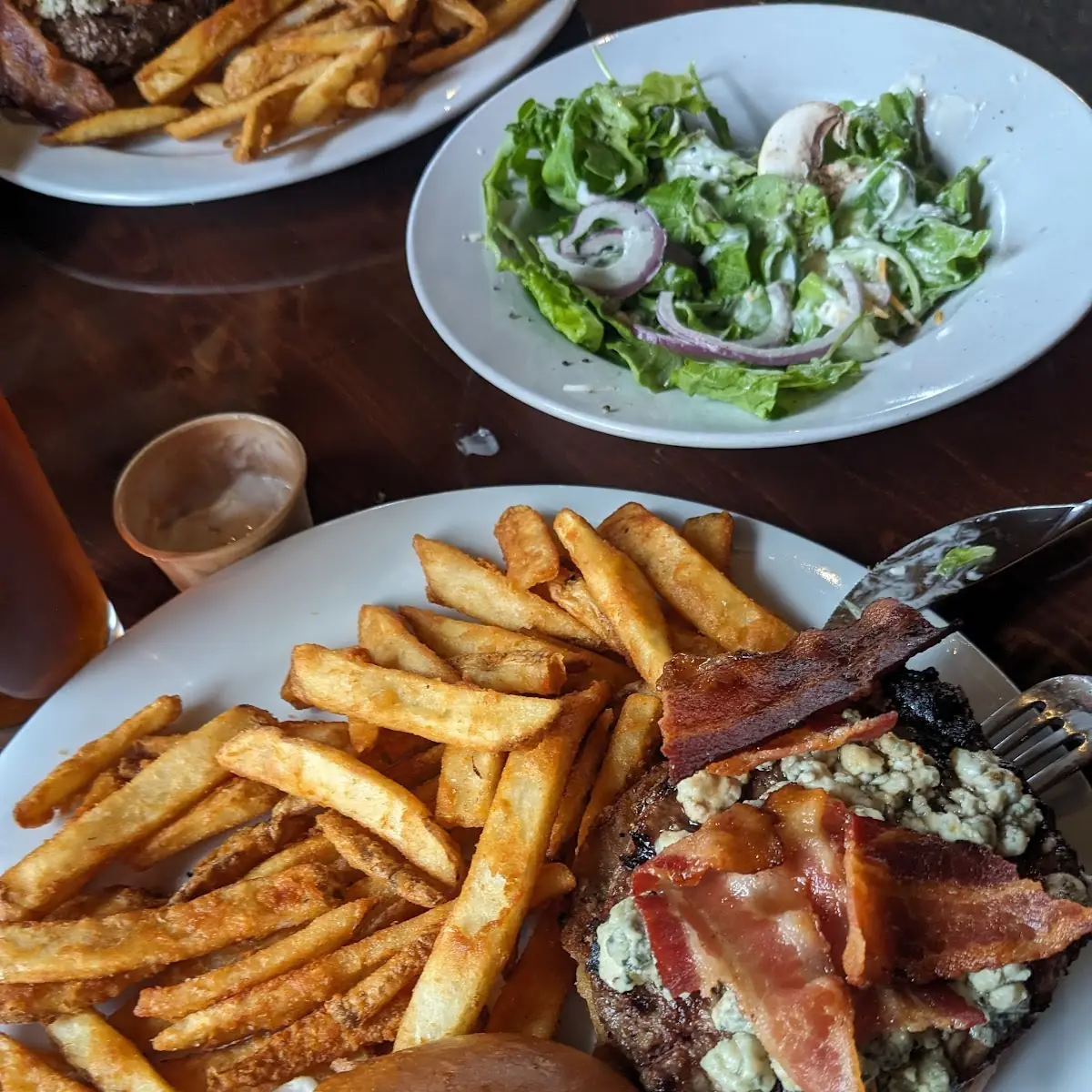 Whiskey Blue Bison Burger