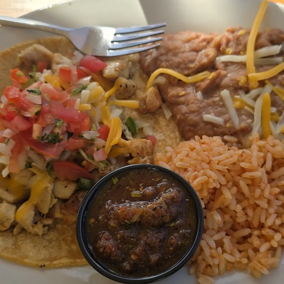 Chicken Taco Plate