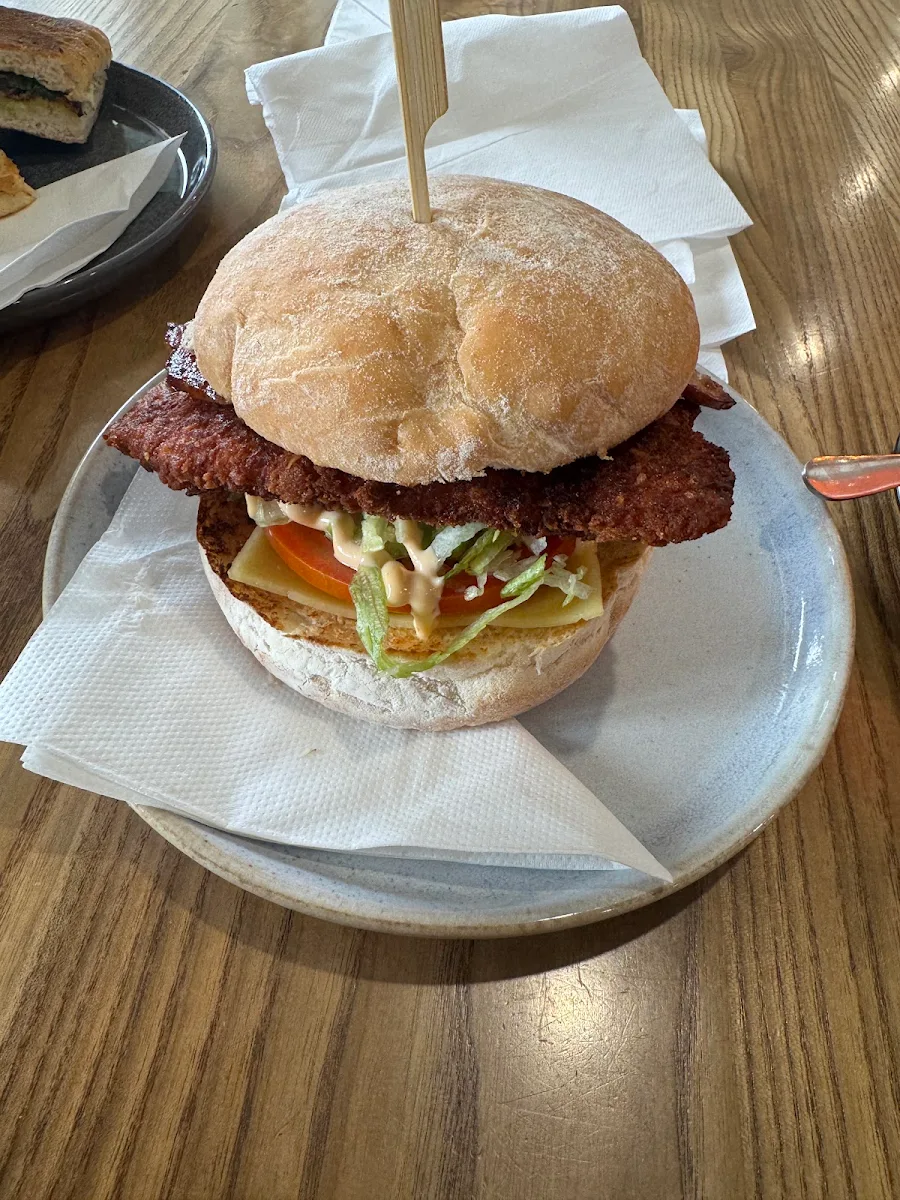 Chicken Schnitzel Burger