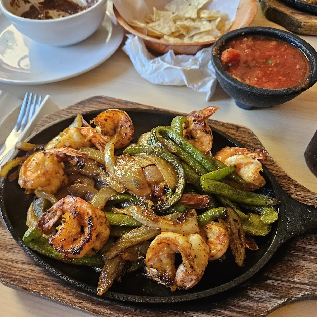 Shrimp Fajitas