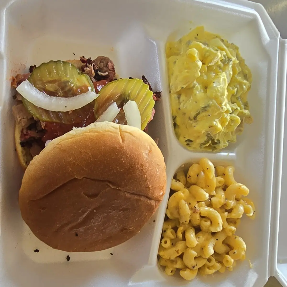 Pulled Pork Sandwich and Sides