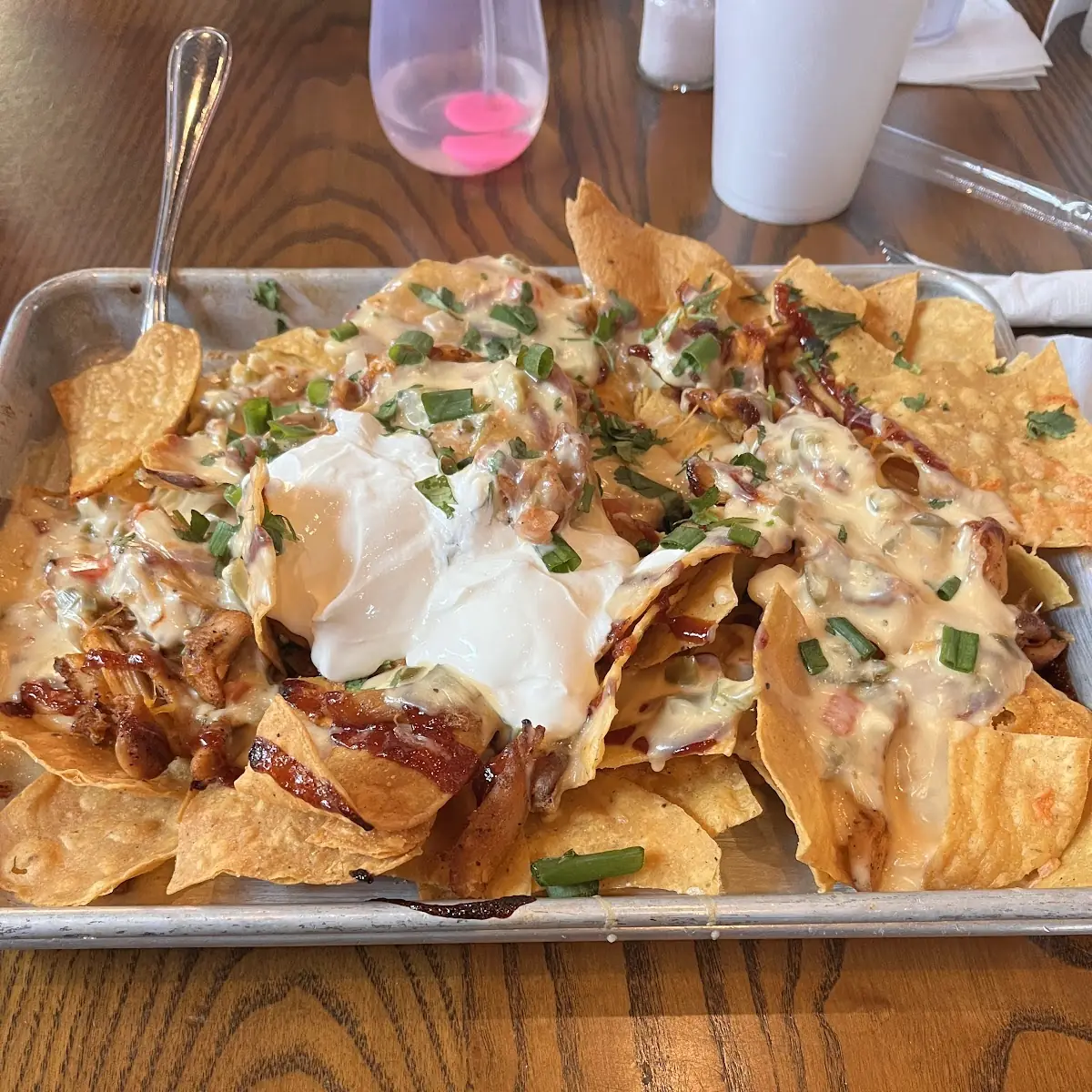 BBQ Chicken Nachos Large