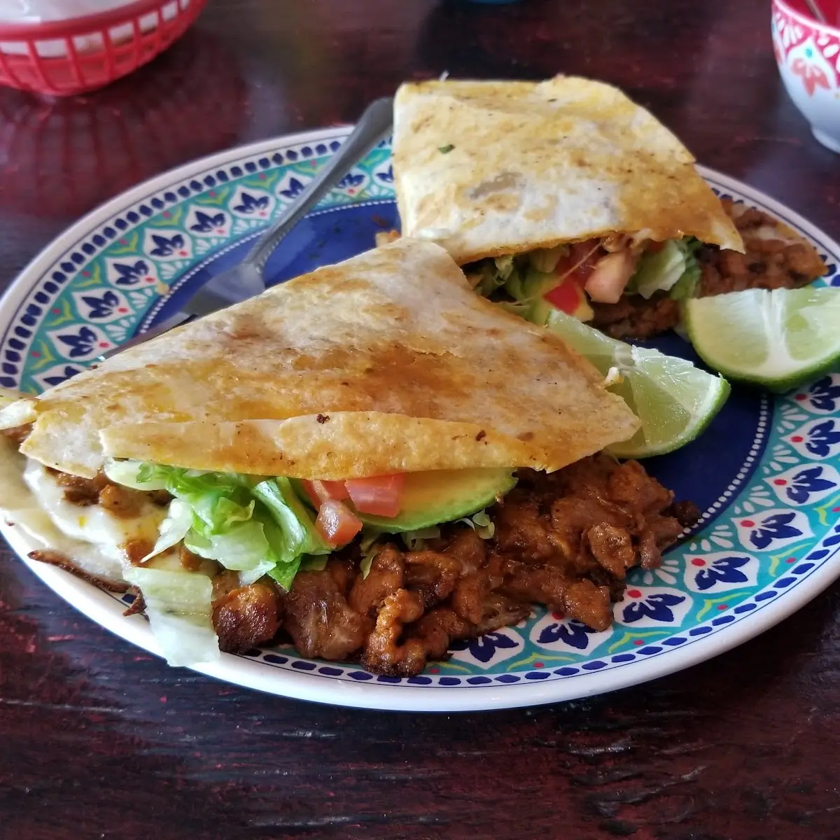 Quesadilla Adobada Half Order