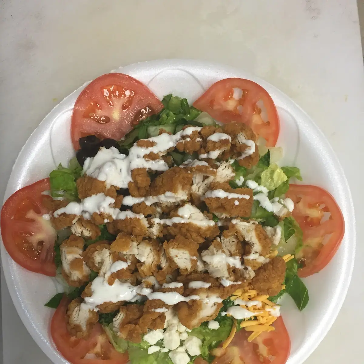Fried Chicken Salad