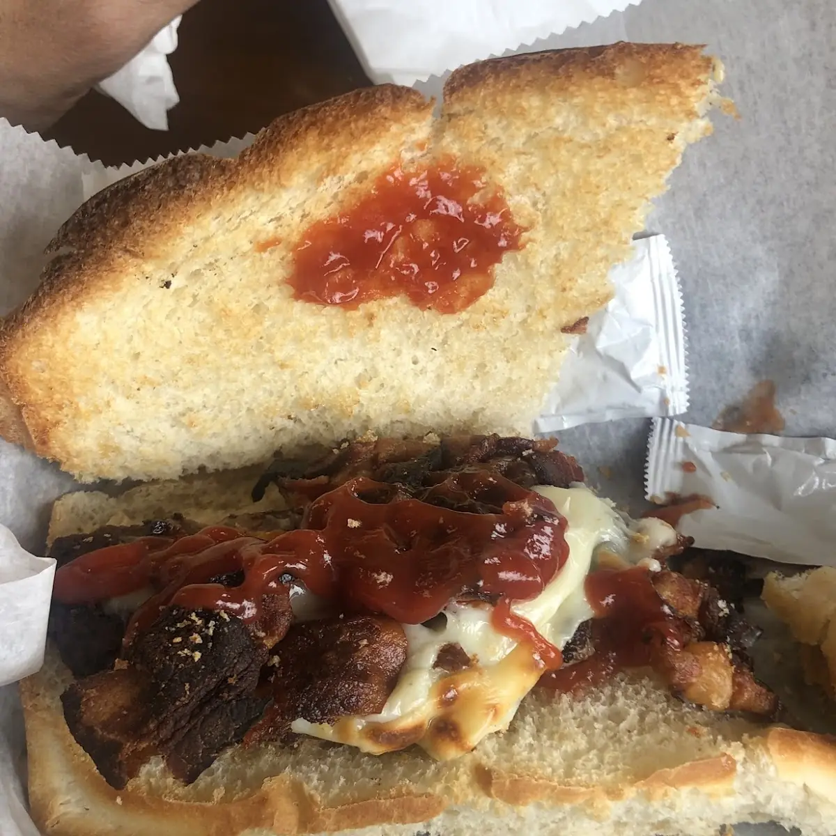 Bacon Cheeseburger Grinder