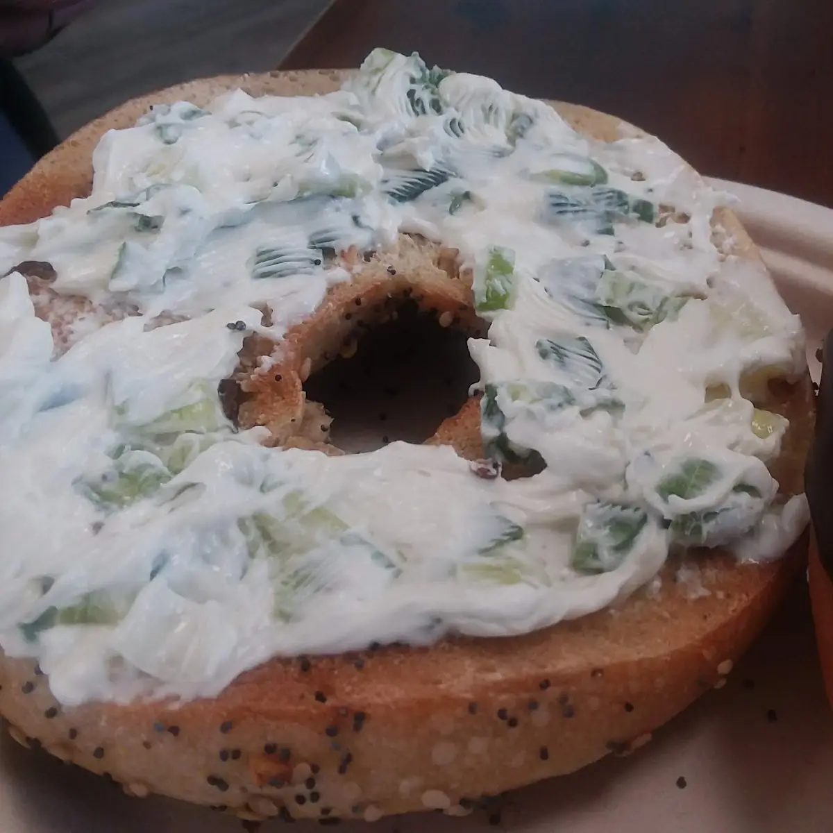 Everything Bagel with Chives Cream Cheese