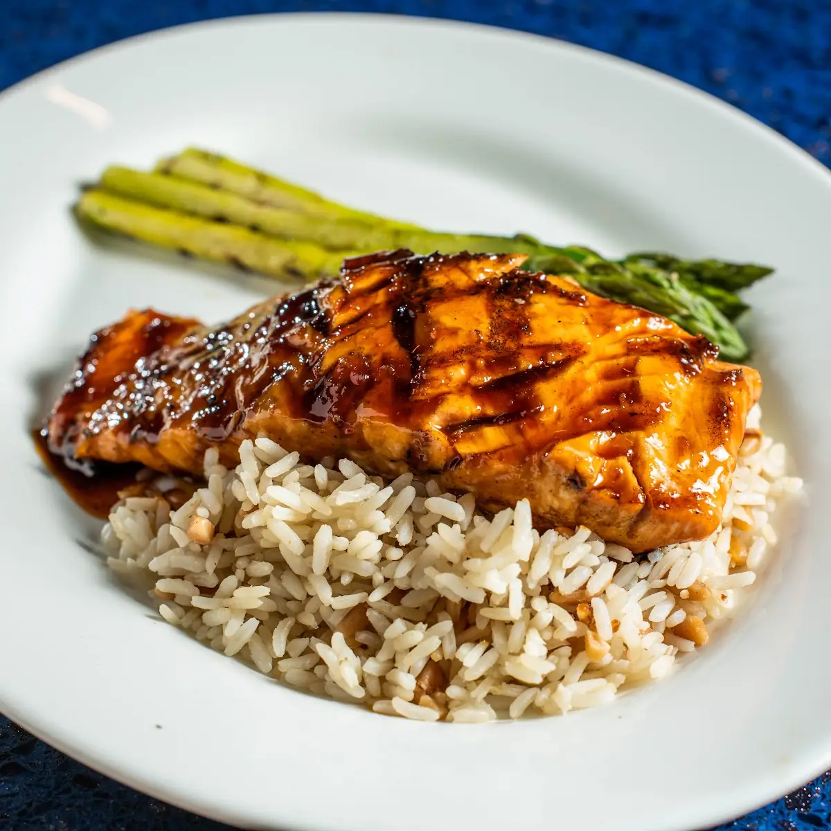 Bourbon Glazed Salmon