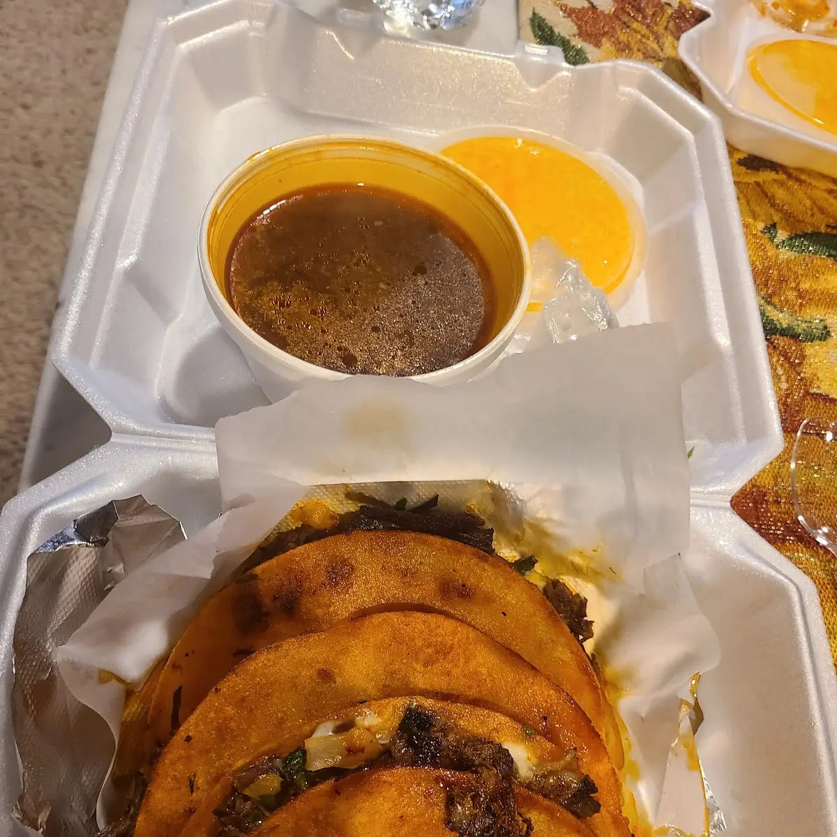 Birria Tacos with Consume