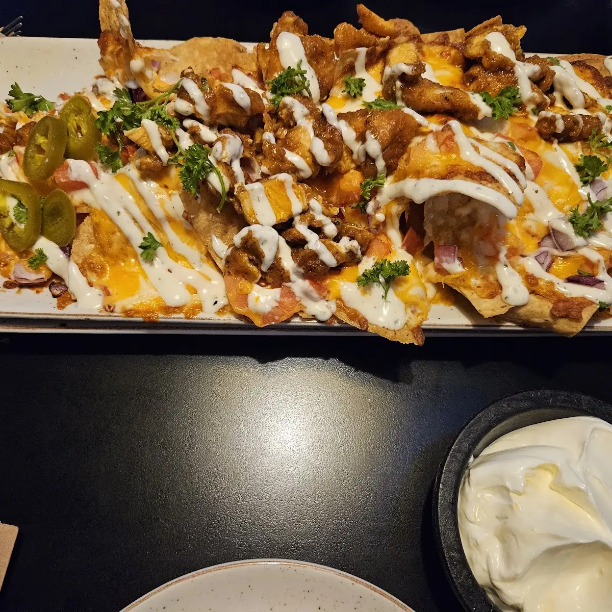 Buffalo Chicken Nachos, Bad Dog Corunna