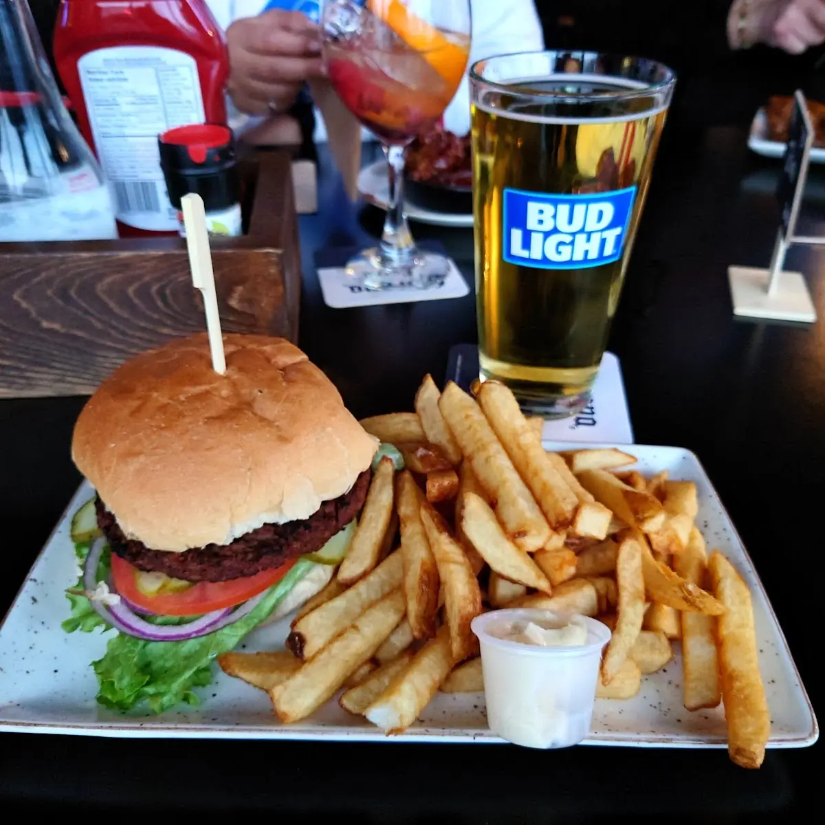 THE DILL PICKLE PUP BURGER