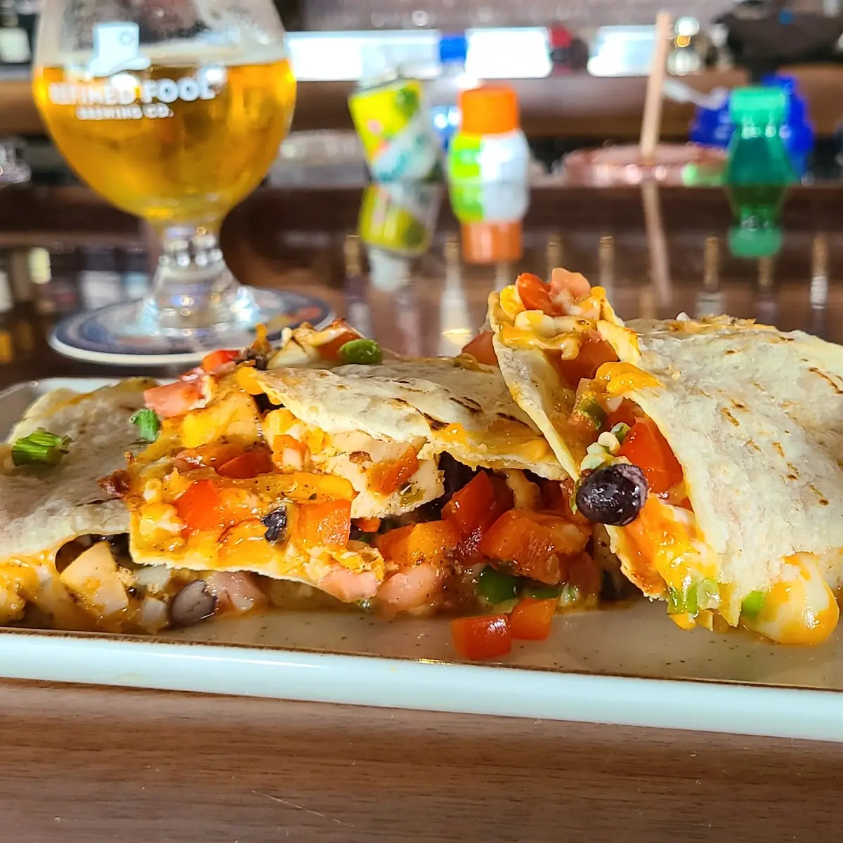 Steak Quesadilla with Extra Streak and Cheese Was Made Perfectly, Bad Dog Corunna