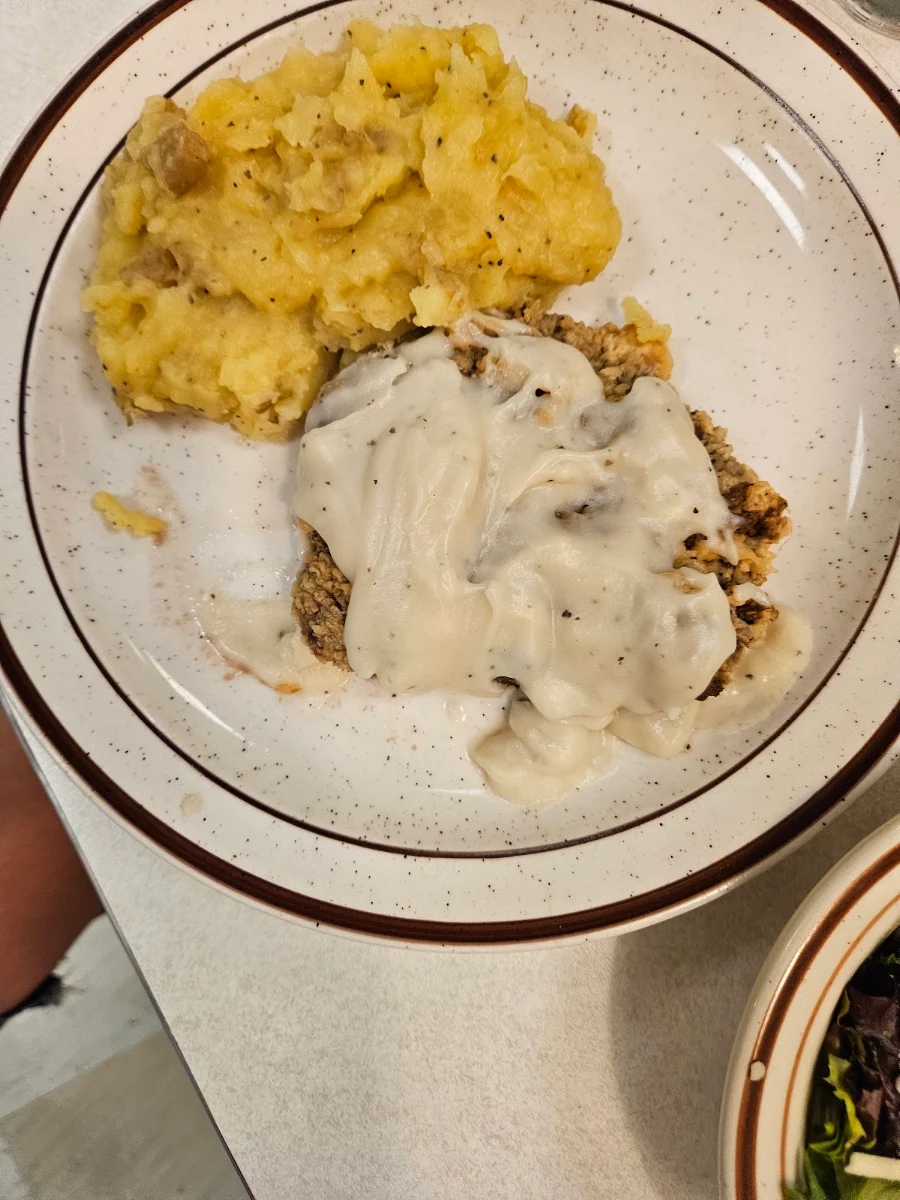 Chicken Fried Steak with Mashed Potatoes