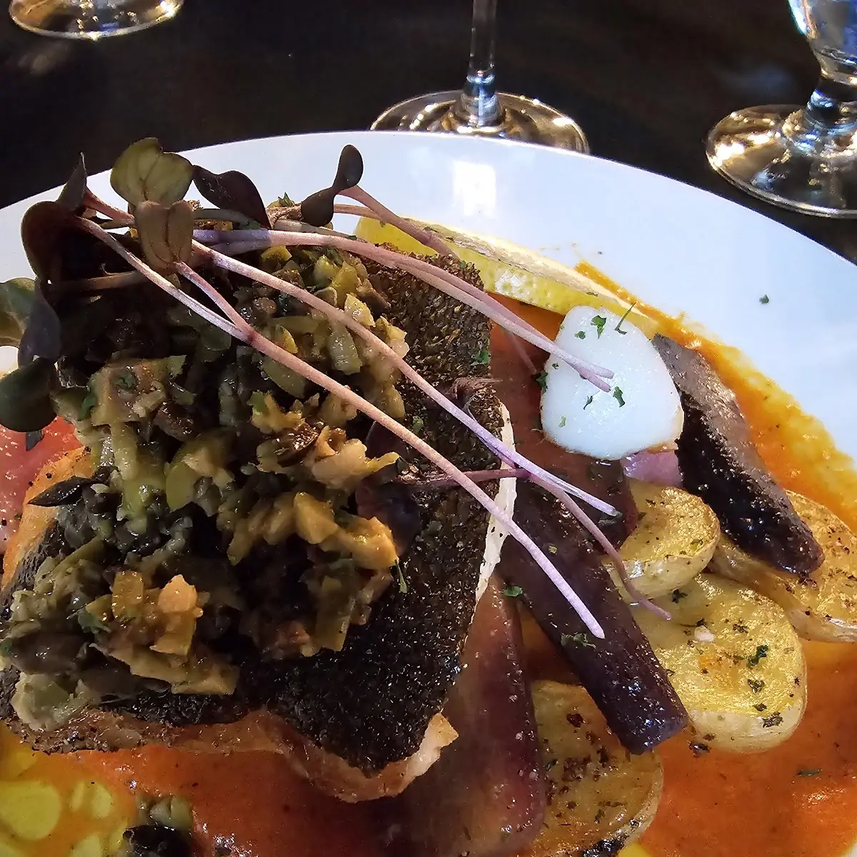 Pan Seared Black Cod