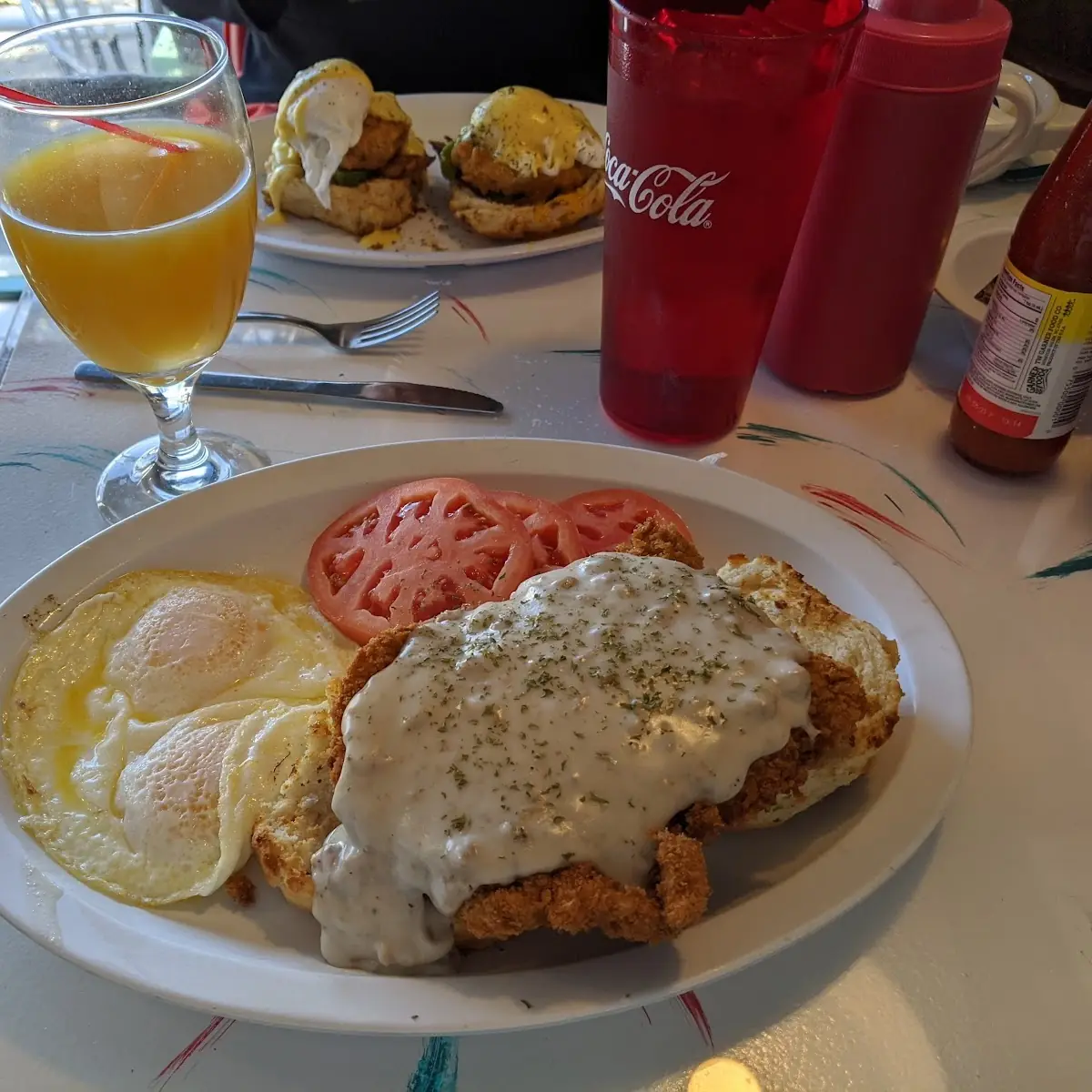 Chicken Fried Steak and Eggs