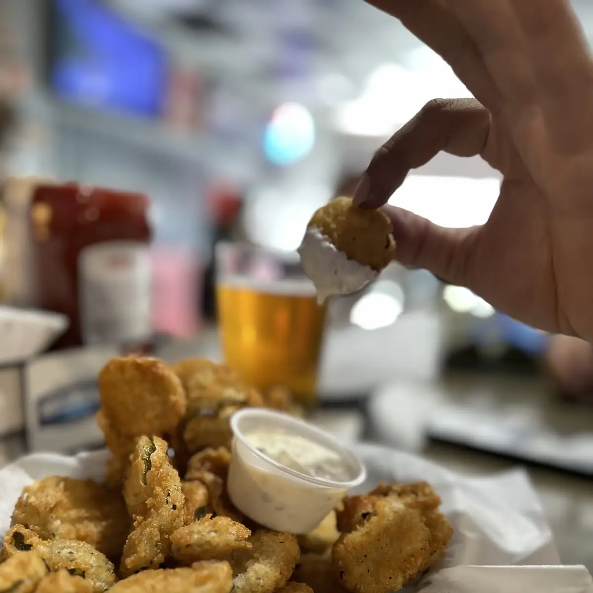 Fried Dill Pickle Spears