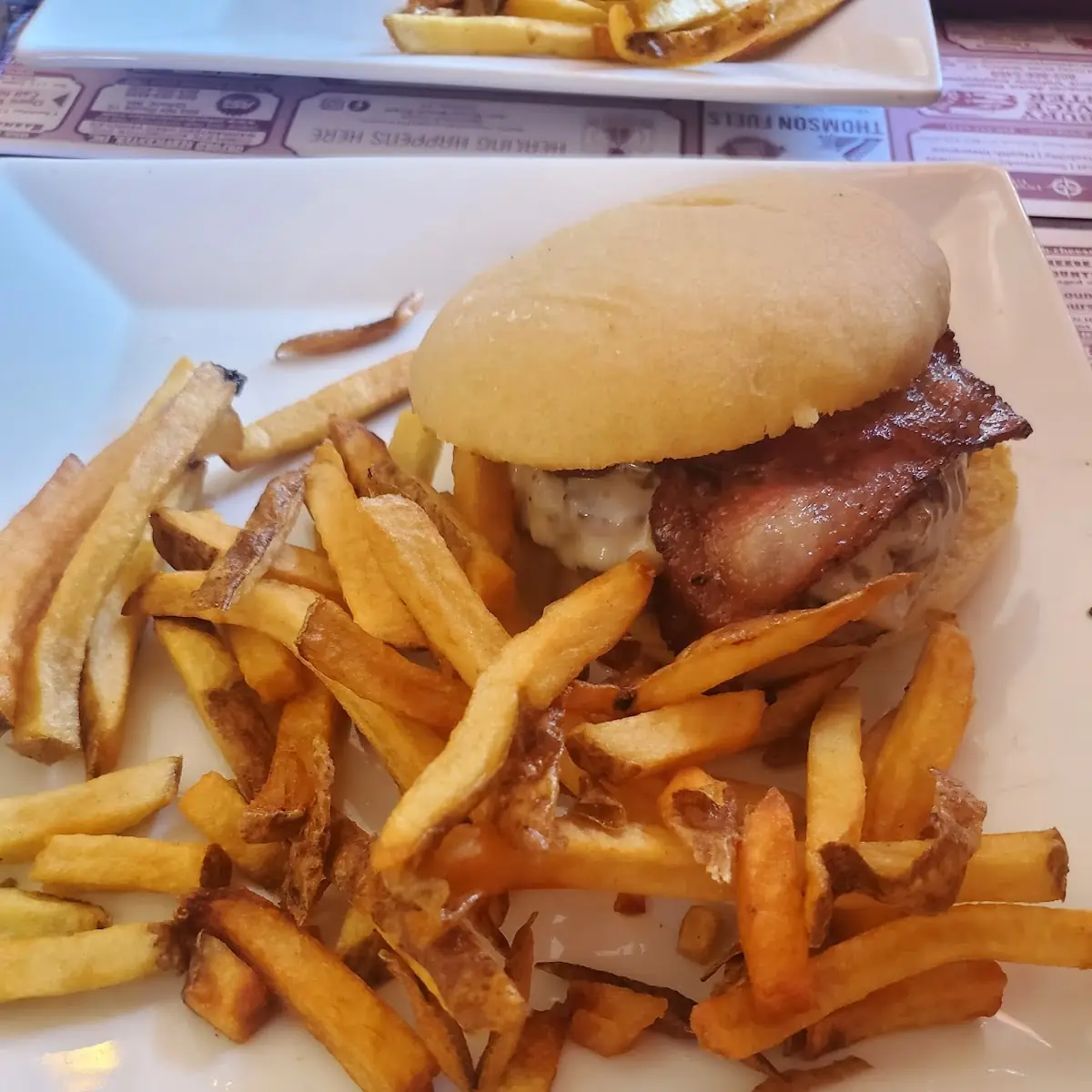 Smoked Bacon Cheddar Cheese Burger