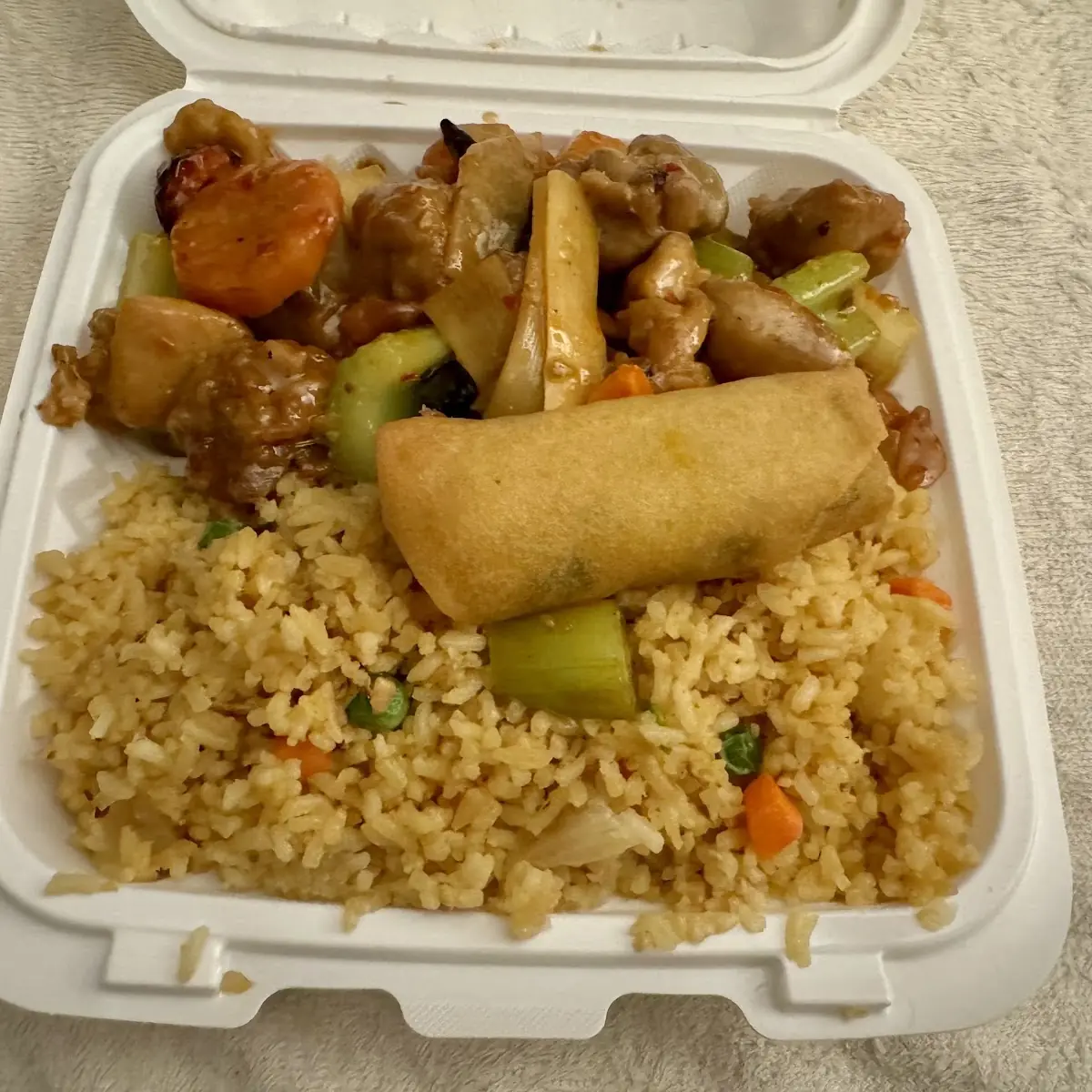 Kung Pao Chicken Fried Rice