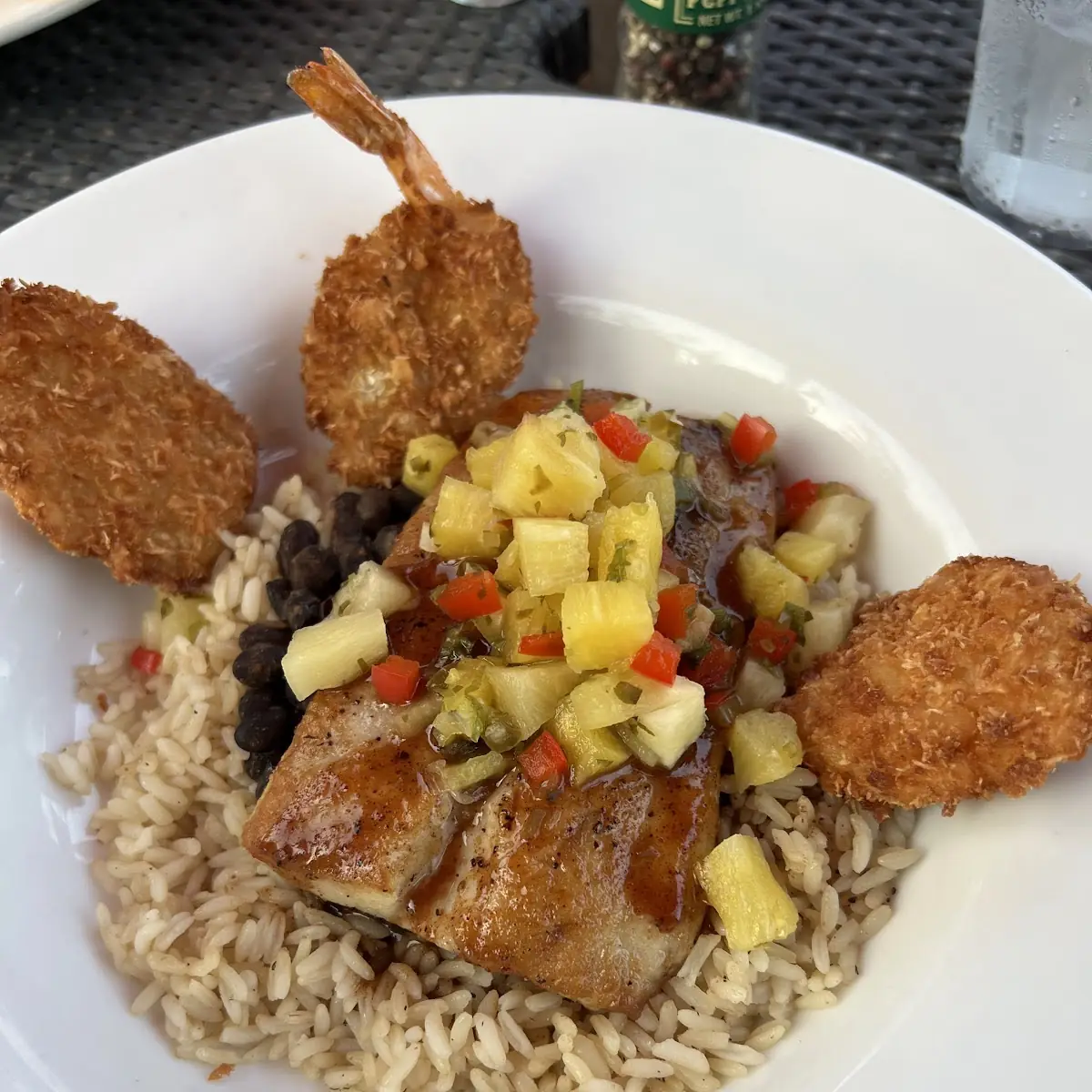 Jerk Mahi & Coconut Shrimp