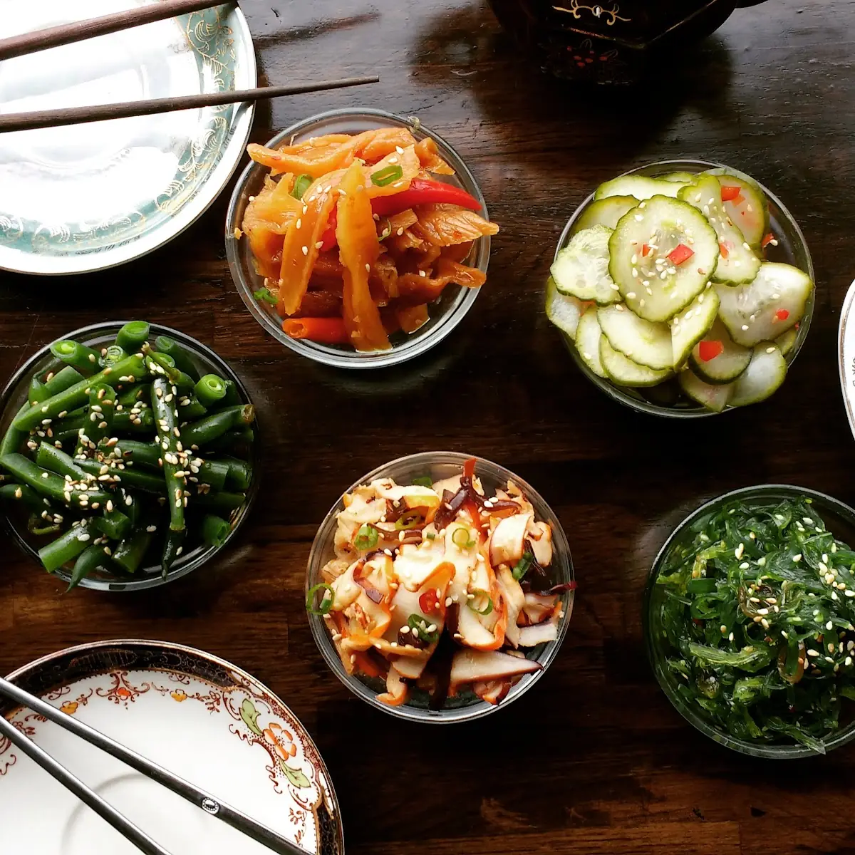 Octopus Salad Seaweed Salad
