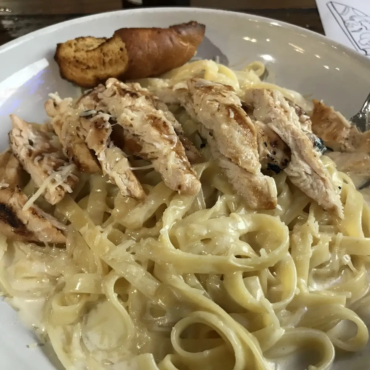 Chicken Alfredo Pizza