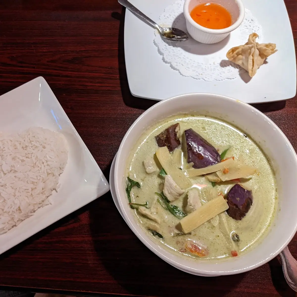 Green Curry w White Rice