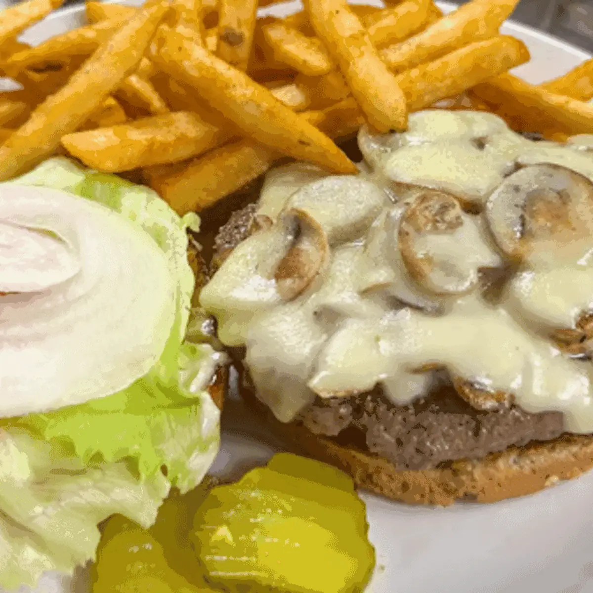 Cheeseburger on Texas Toast