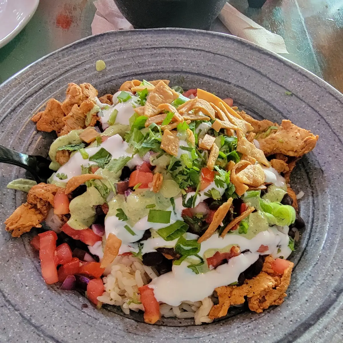 A La Plancha Rice Bowl