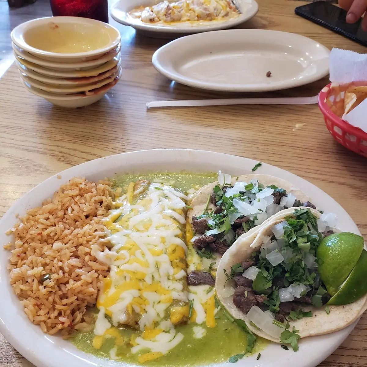 Street Taco & Enchilada Lunch Special