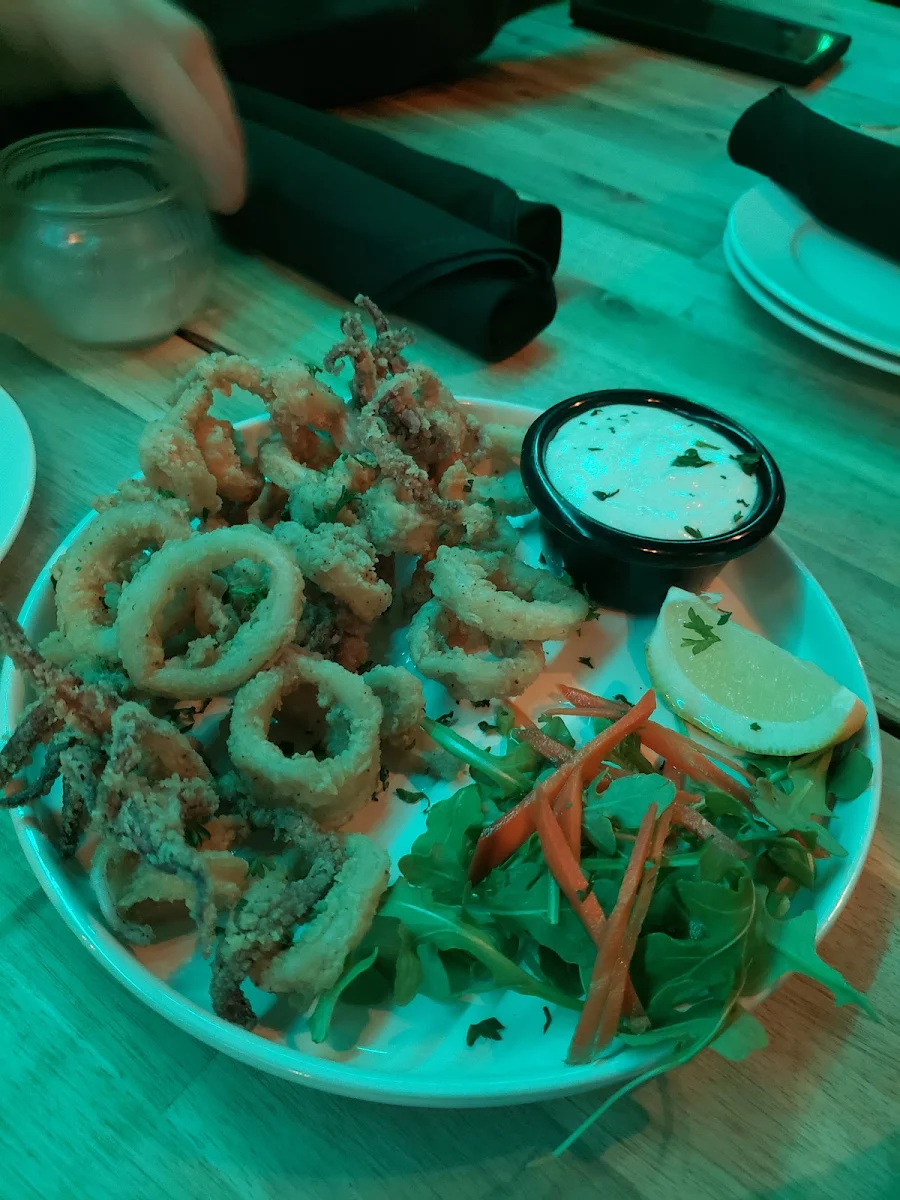 Fried Calamari, New village pizzeria and bar