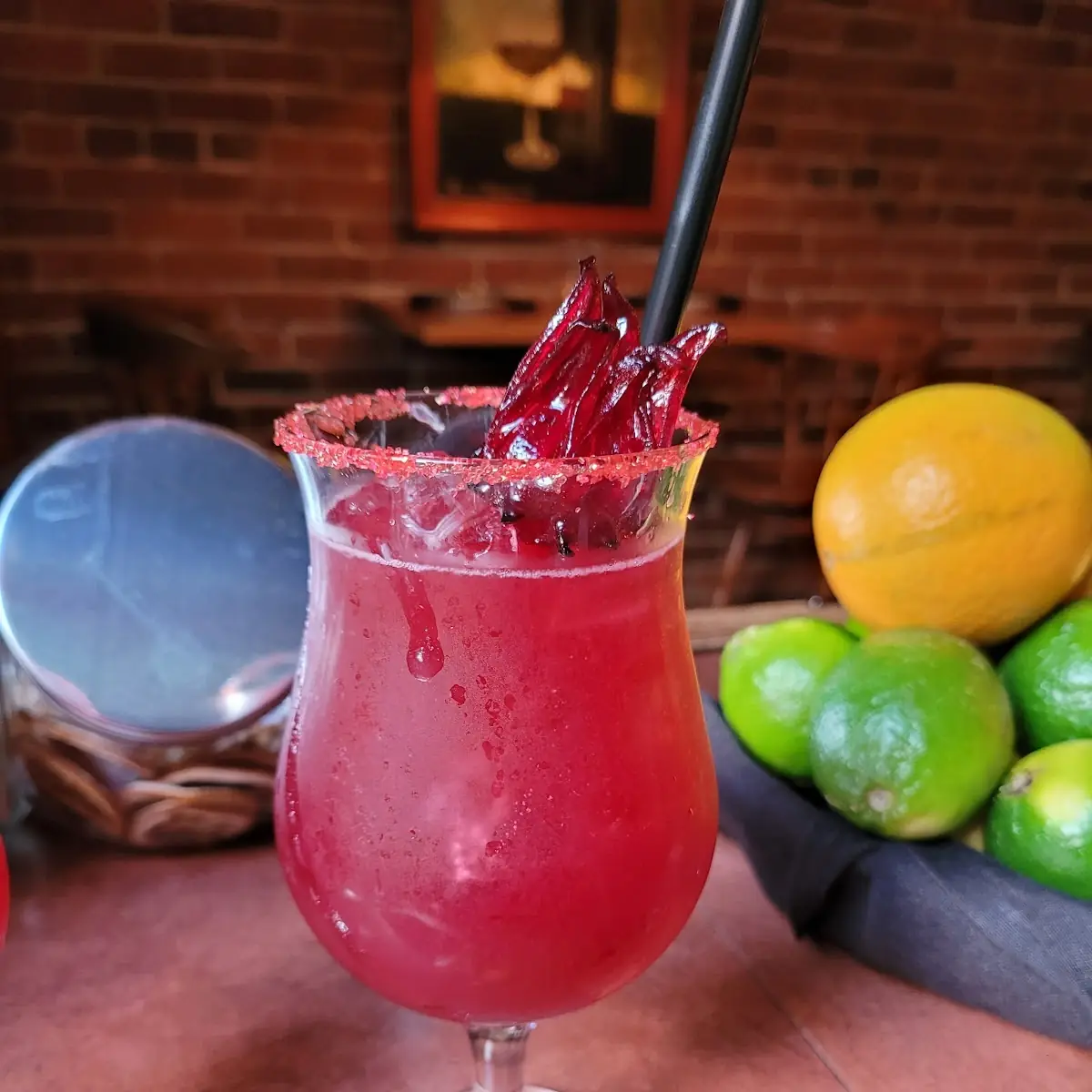Raspberry Hibiscus Margarita
