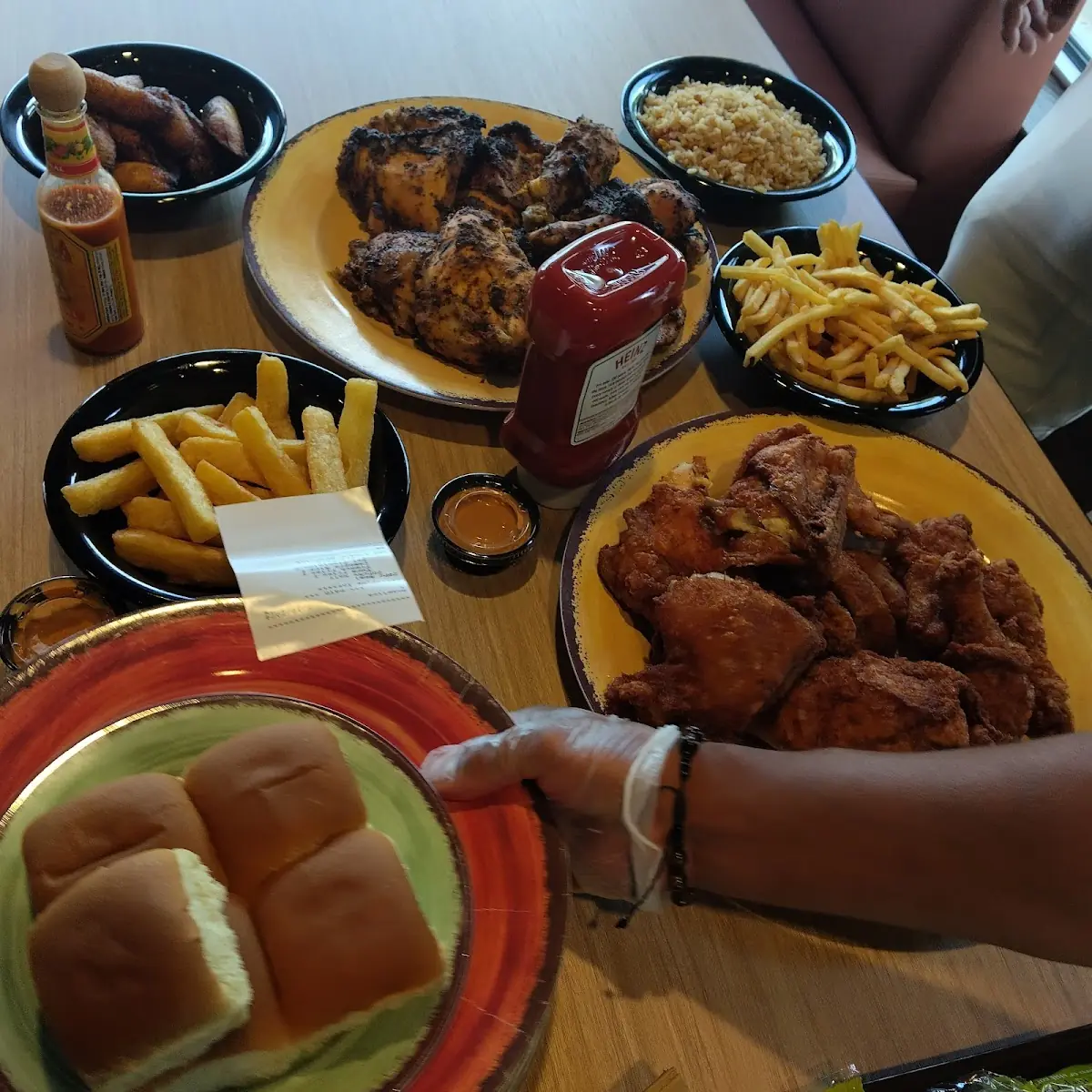 Grilled Chicken and Fried Chicken