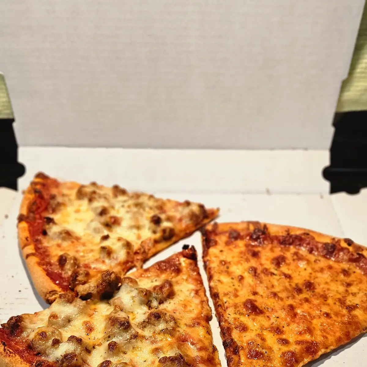 Thin Crust Sausage and Pepperoni Jumbo Slices
