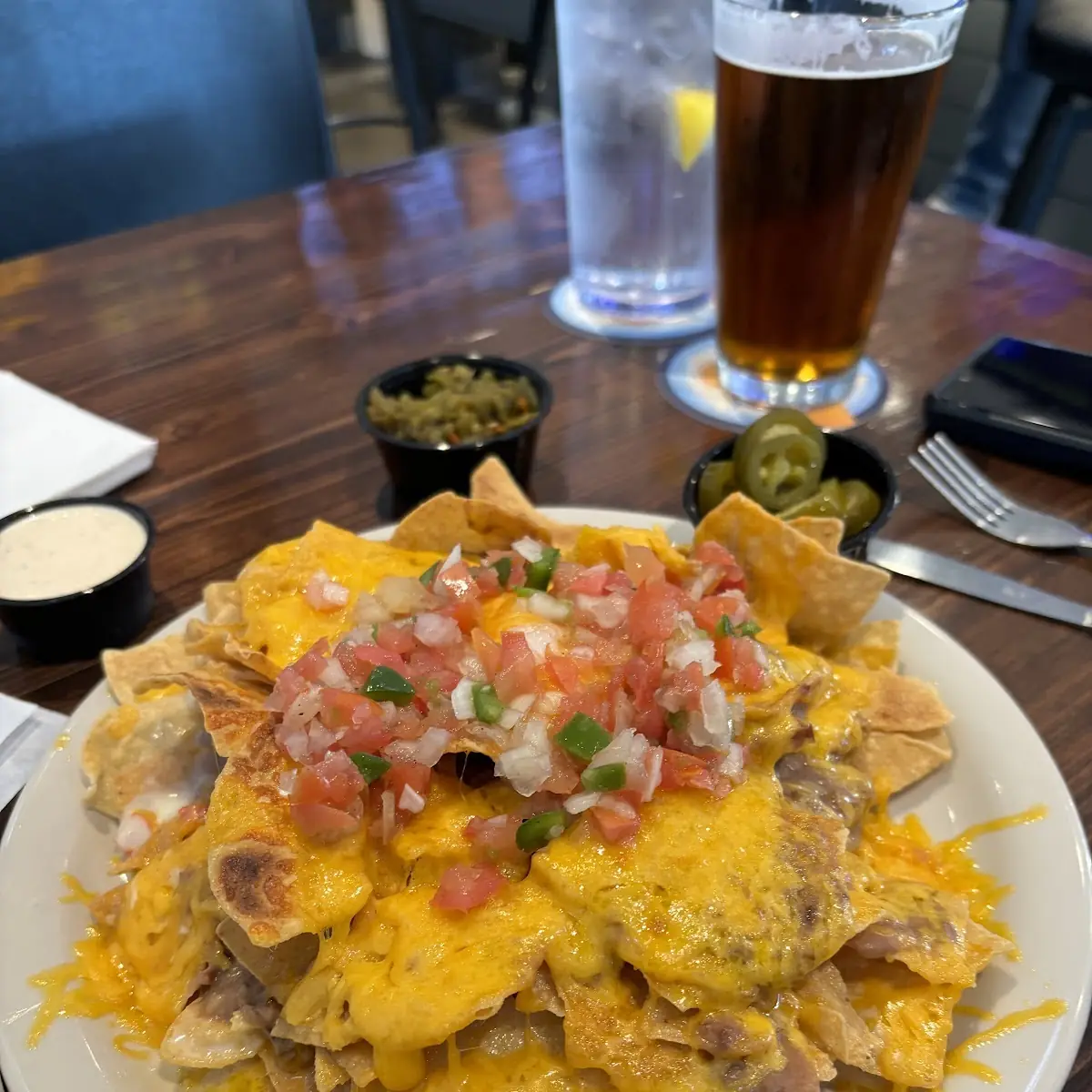 Bean and Cheese Nachos