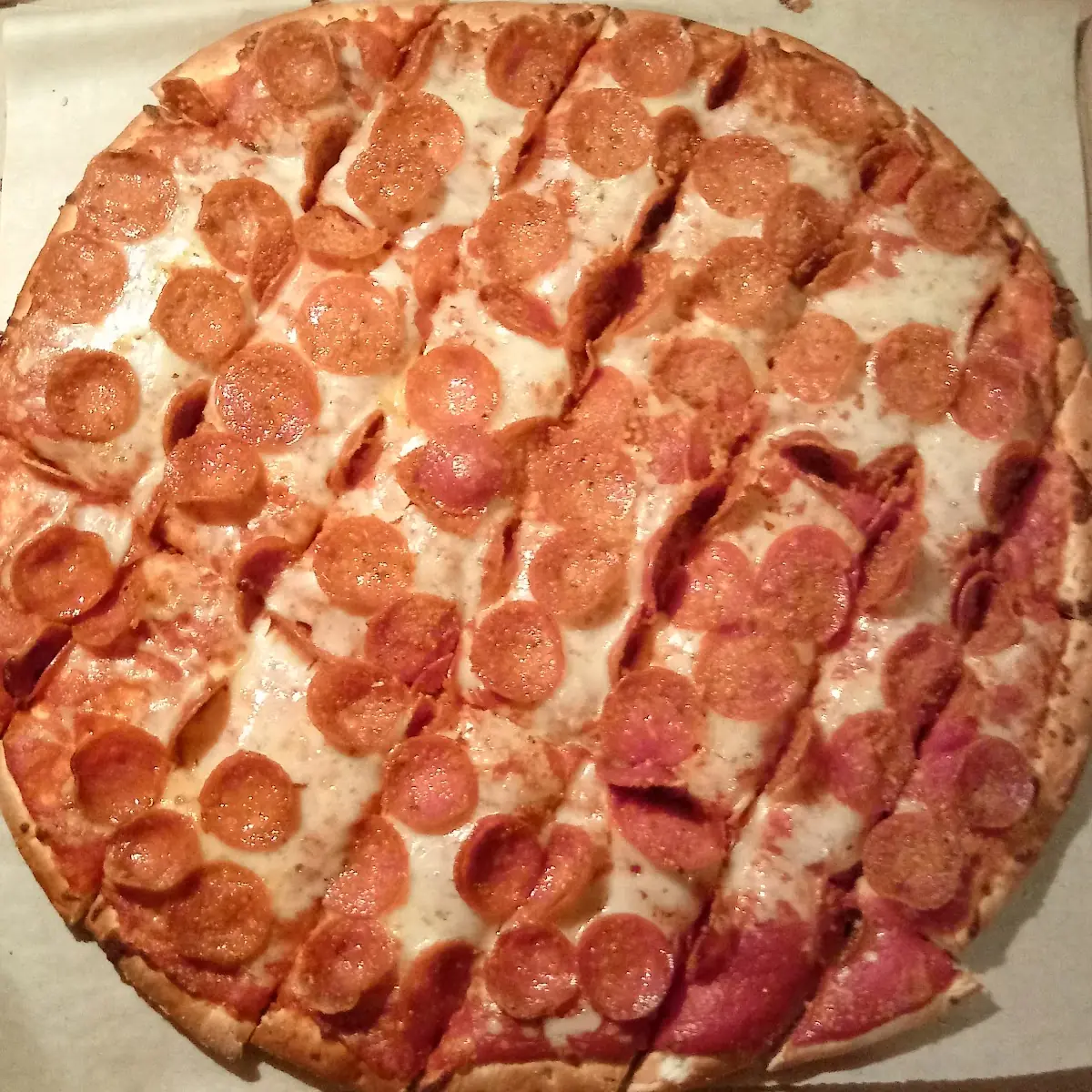 Thick Crust Pepperoni Pizza
