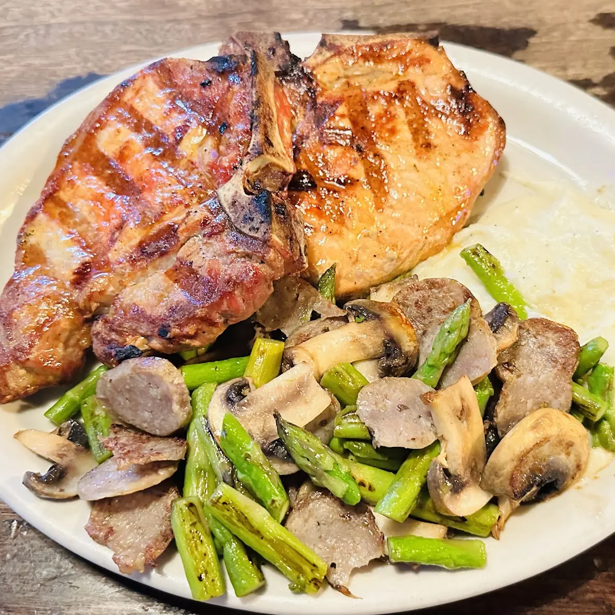 Double Pork Chops