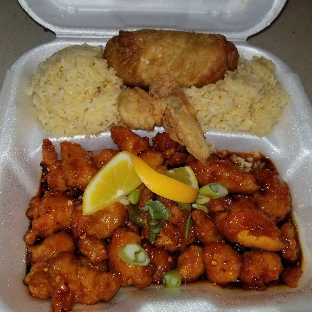 Orange Chicken Lunch Special