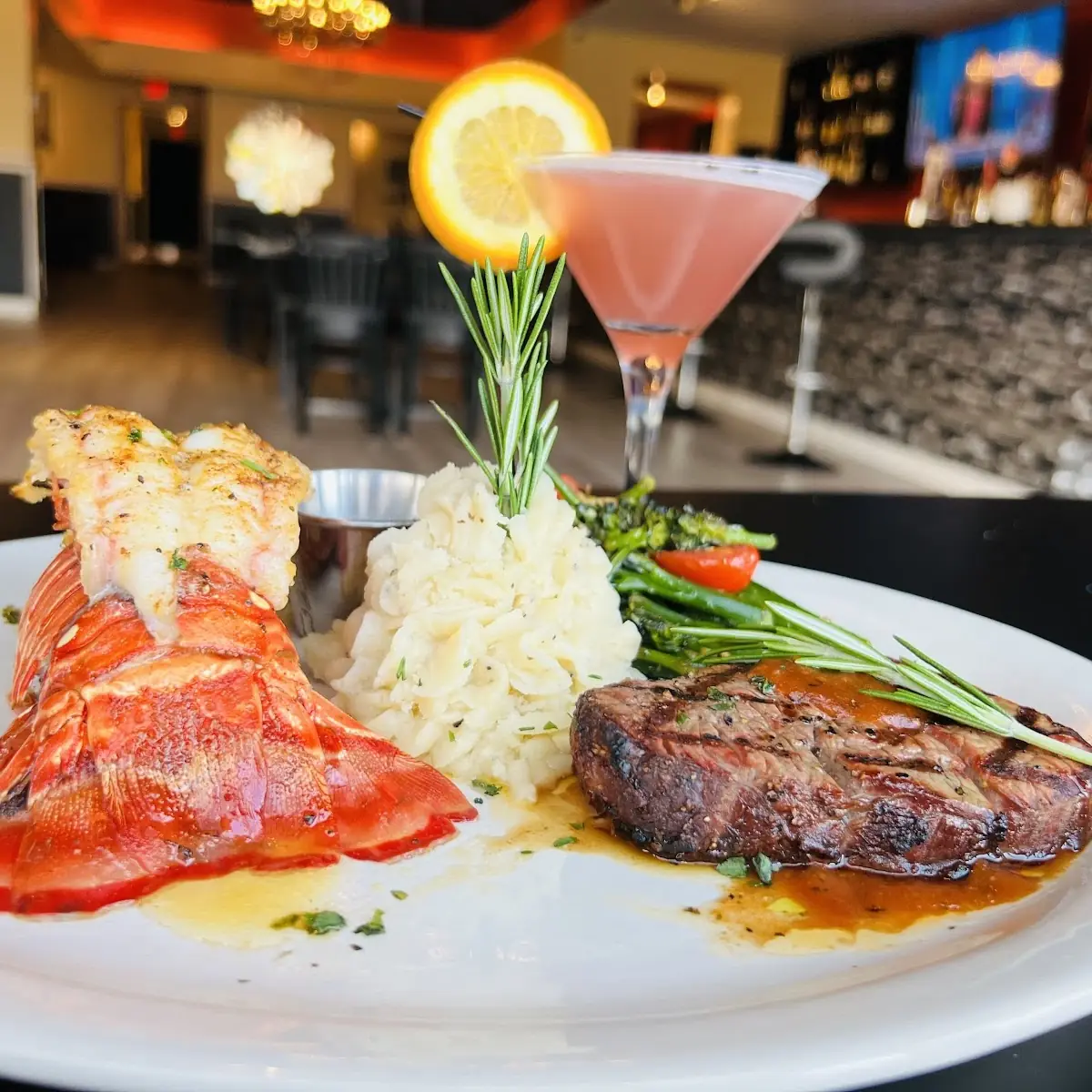 Filet Mignon and Shrimp