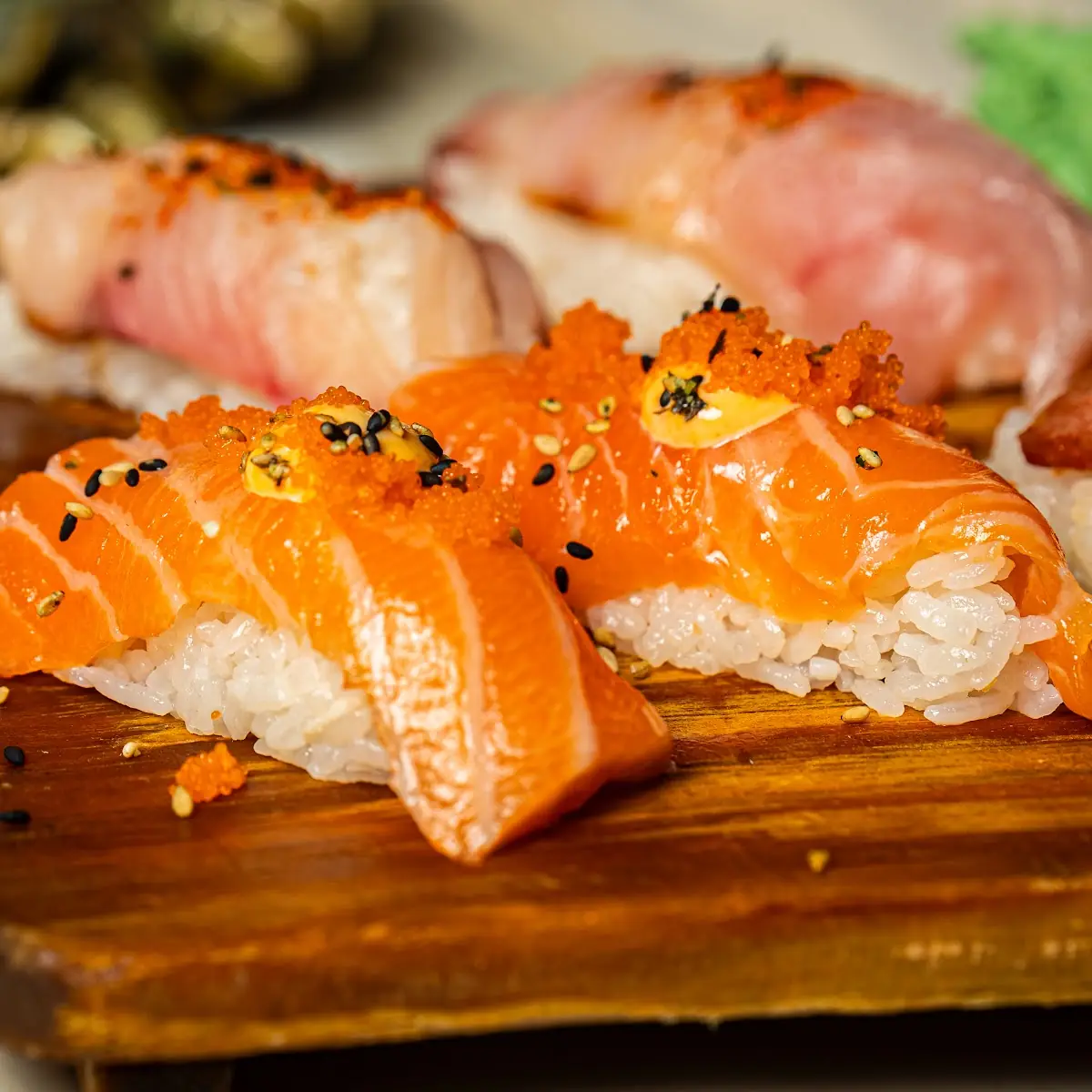 Seared Salmon Nigiri
