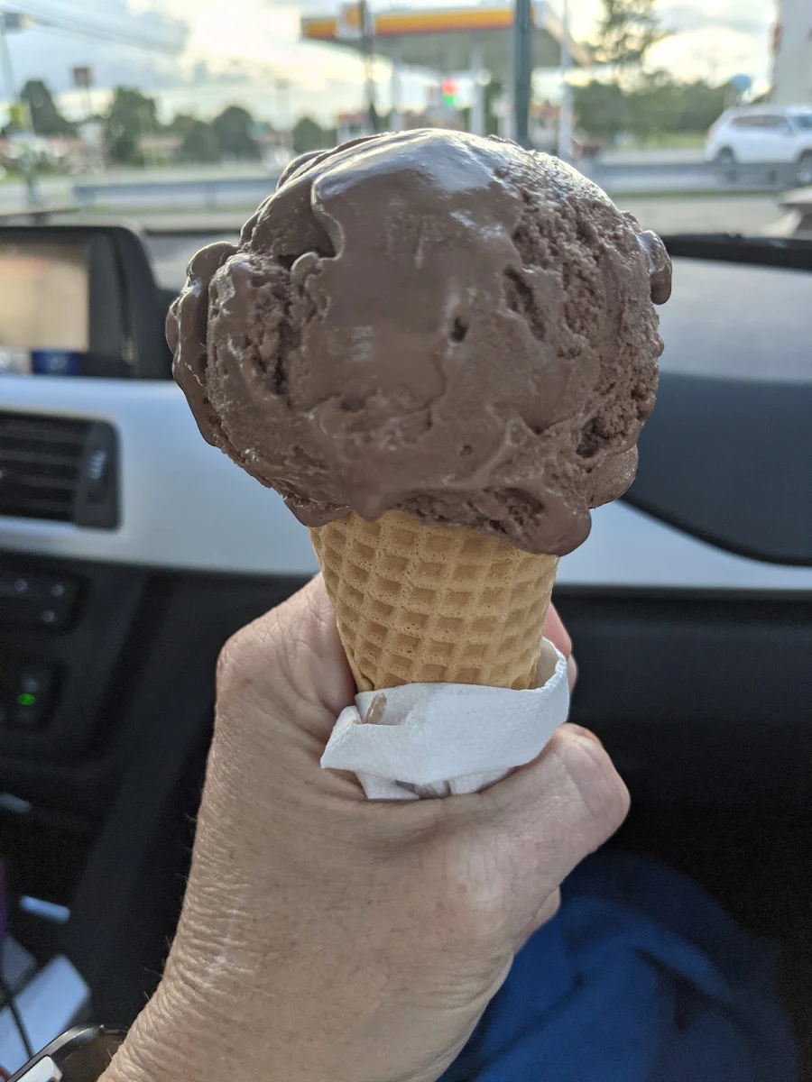 Chocolate Ice Cream Cone