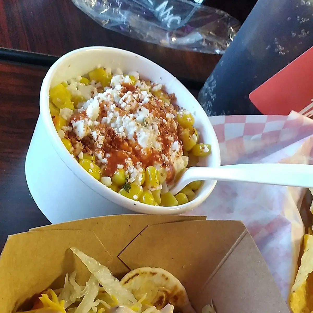 Shrimp Tacos and Street Corn