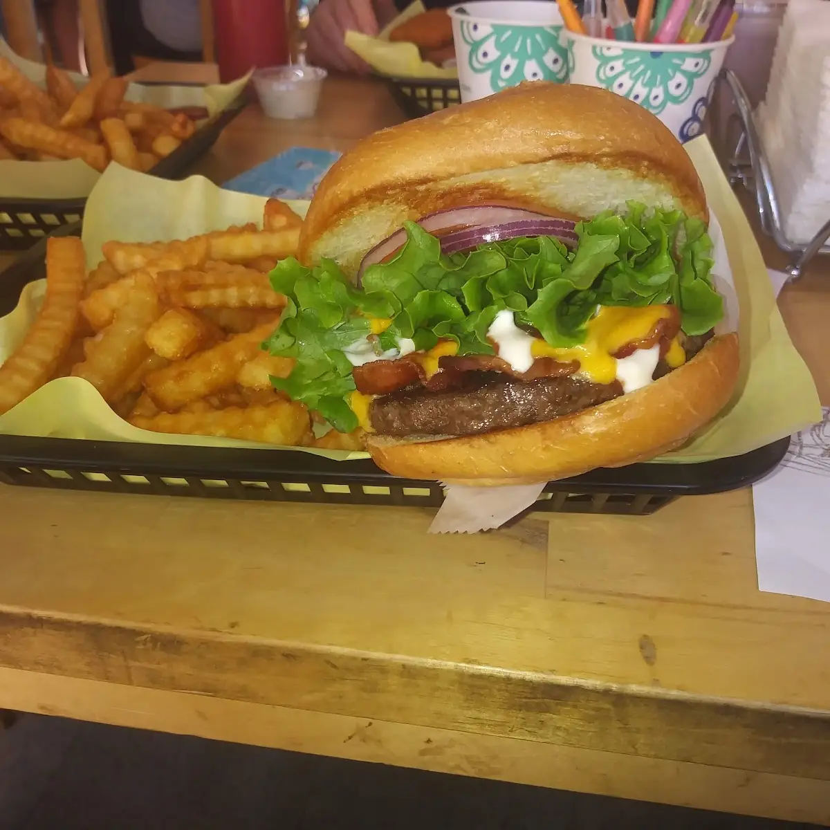 Simple Bacon Cheeseburger