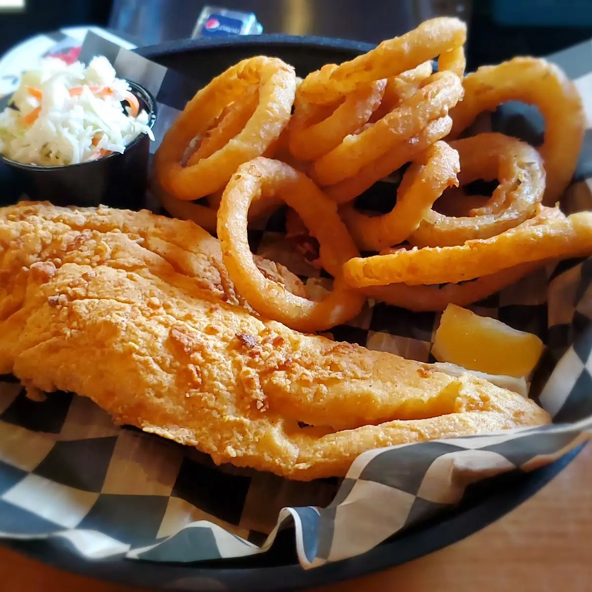 Fish and Chips Substitute Onion Rings