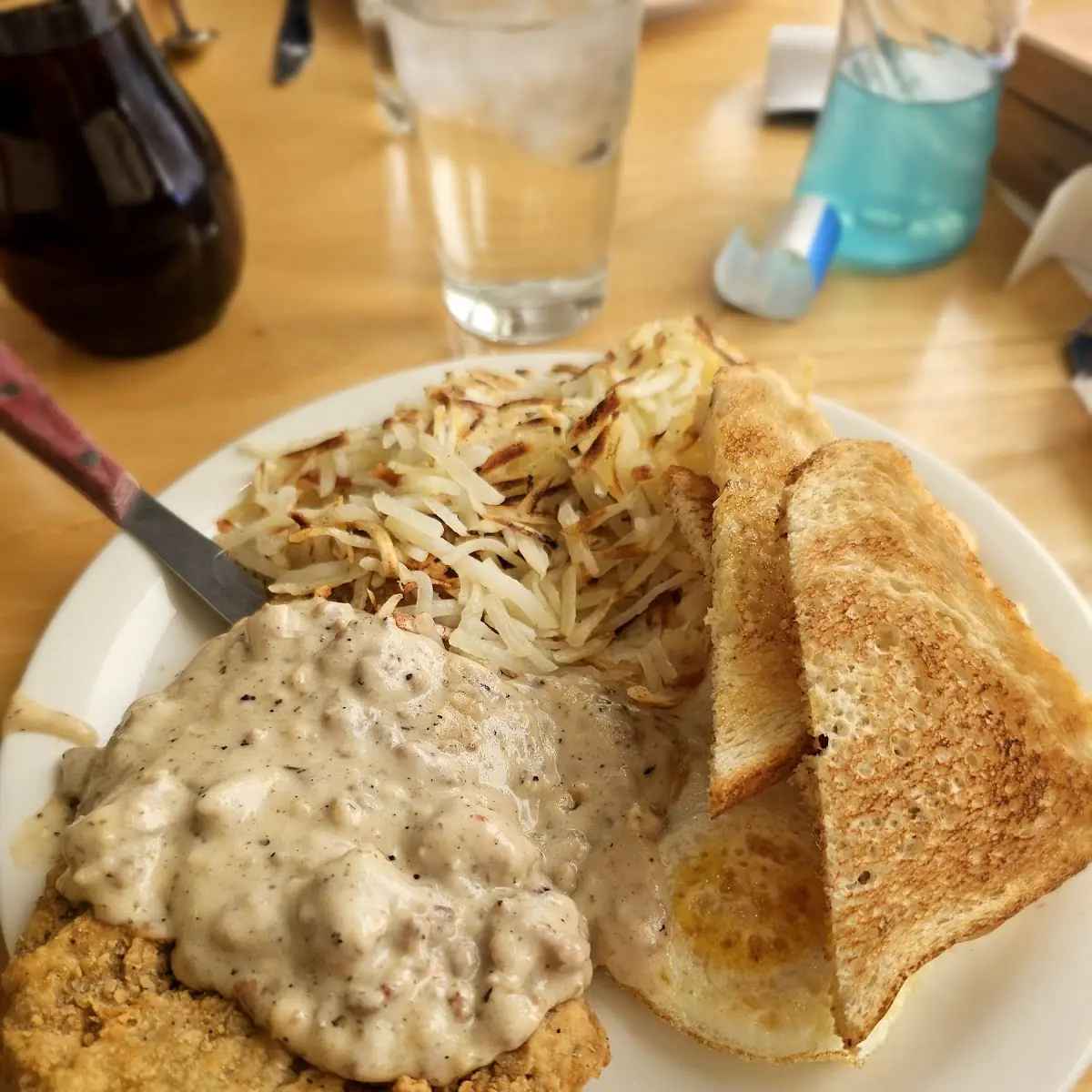 Chicken Fried Steak & Eggs